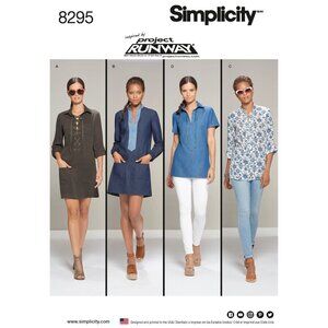 Simplicity Sewing‎ Pattern 8295 Tunic or Dress Misses Size 14-22